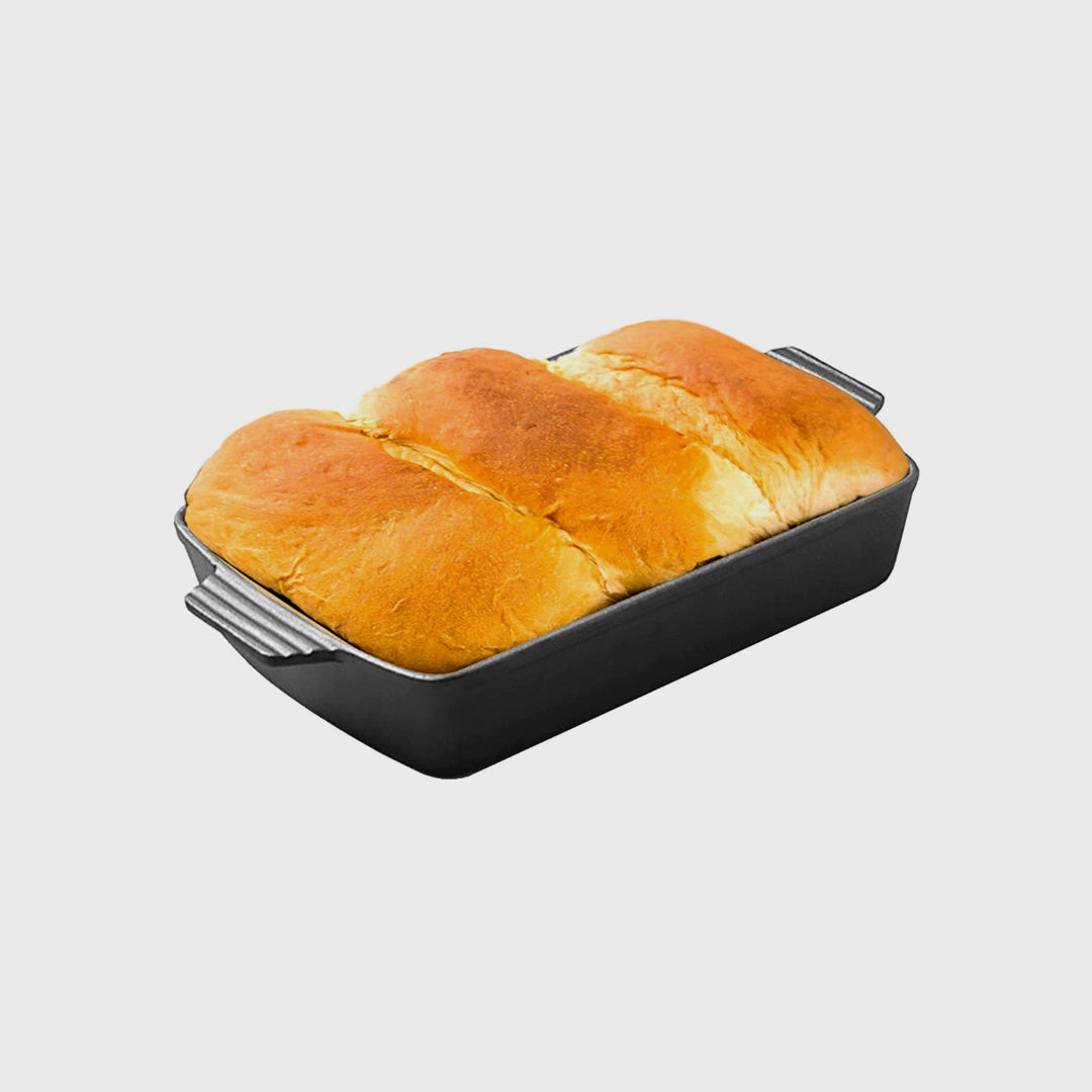 33cm Cast Iron Baking Roasting Dish Pan