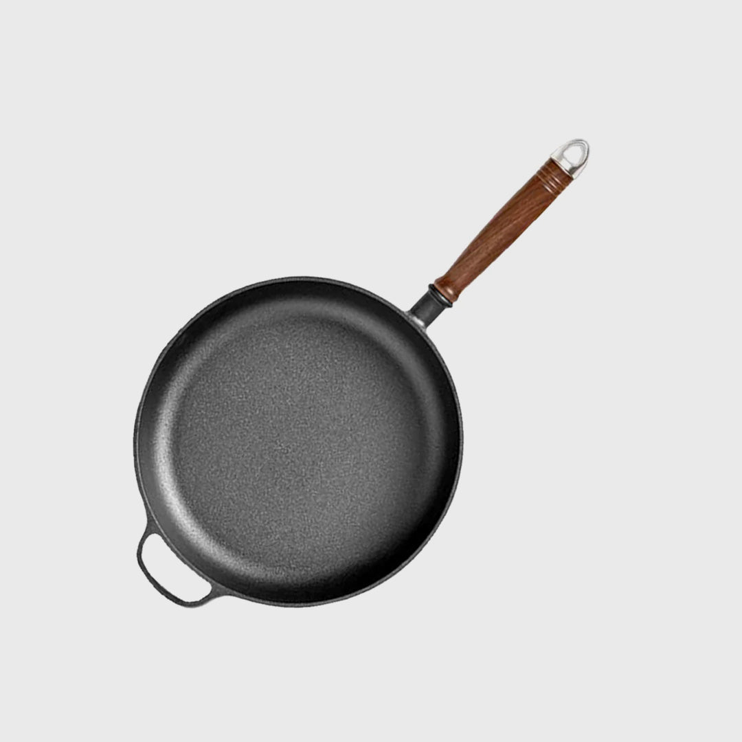 29cm Round Cast Iron Frying Pan Skillet with Helper Handle