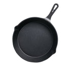SOGA 26cm Round Cast Iron Frying Pan Skillet with Handle