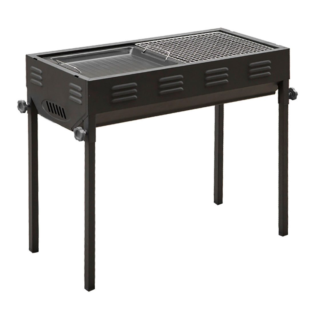 66cm Portable Folding Thick Box-Type Charcoal Grill