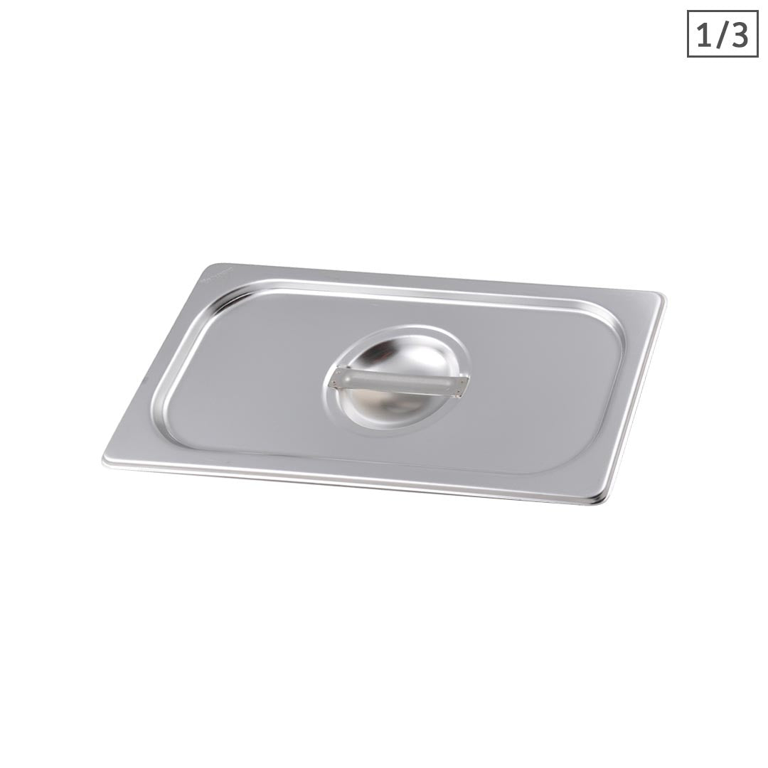 Gastronorm GN Pan Lid Full Size 1/3 Stainless Steel Tray Top Cover