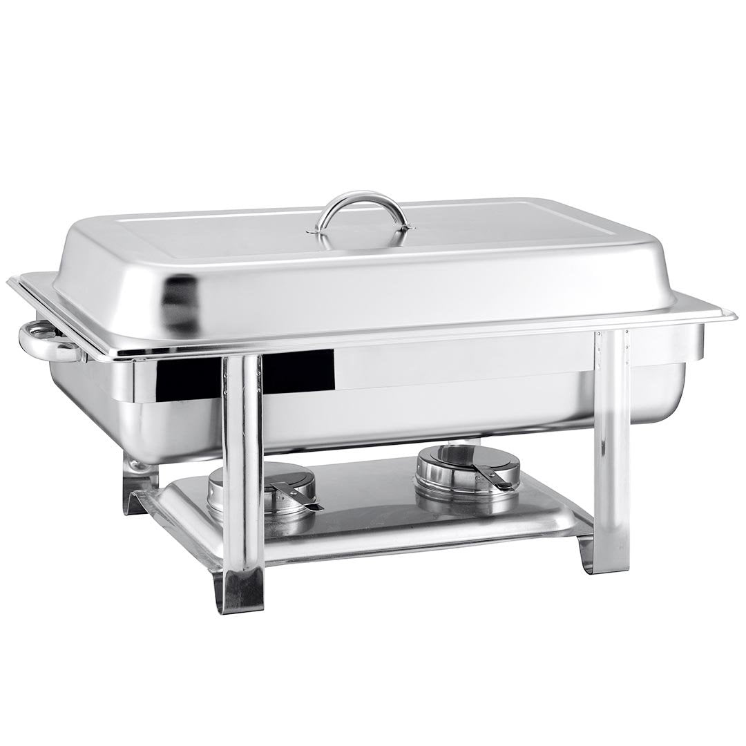 Stainless Steel Chafing Food Warmer Triple Tray