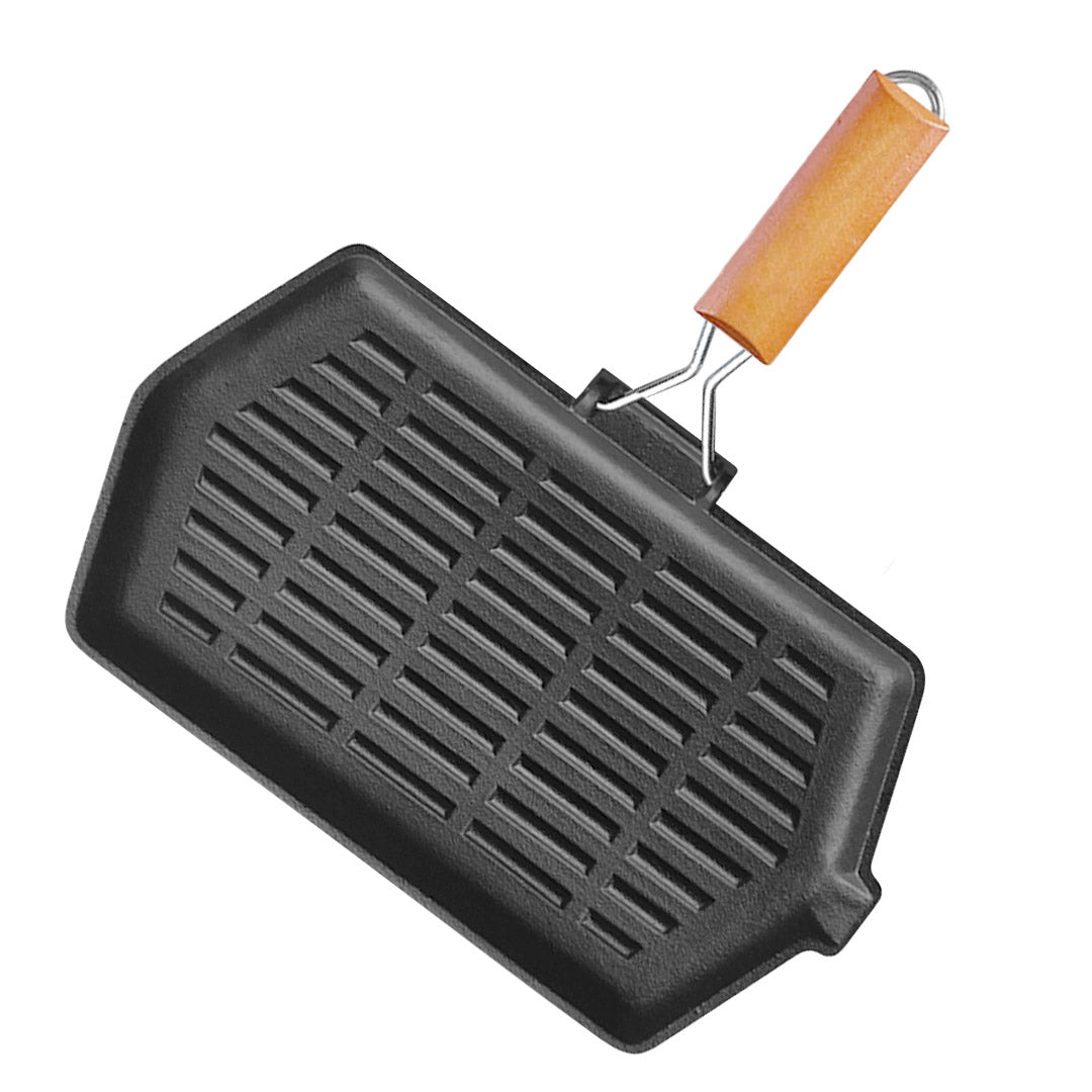 Rectangular Cast Iron Griddle Pan