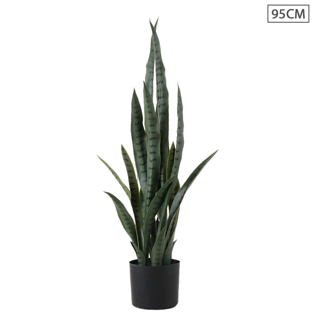 95cm Artificial Indoor Snake Sansevieria Plant
