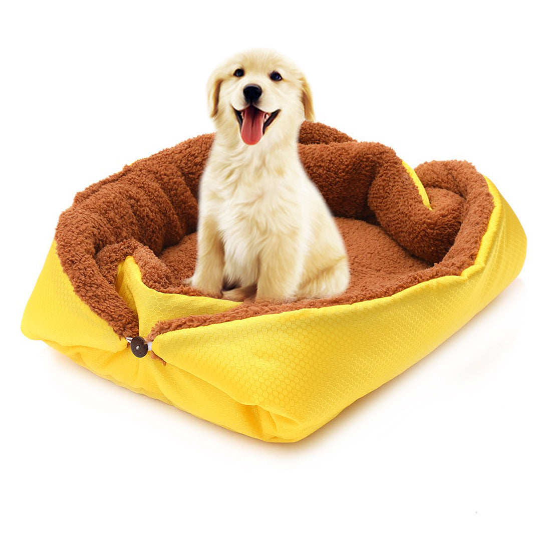 Yellow Dual-purpose Cushion Pet Mat