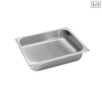 Gastronorm Full Size 1/2 GN Pan 6.5cm Deep