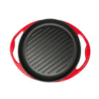 Enamel Cast Iron Non-stick Sizzle Frying Pan 26cm