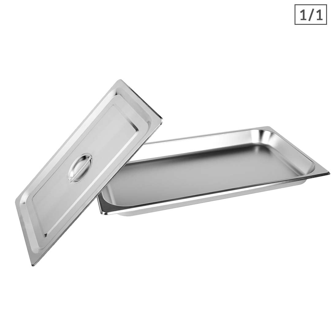 Gastronorm Full Size 1/1 GN Pan 6.5cm Deep With Lid