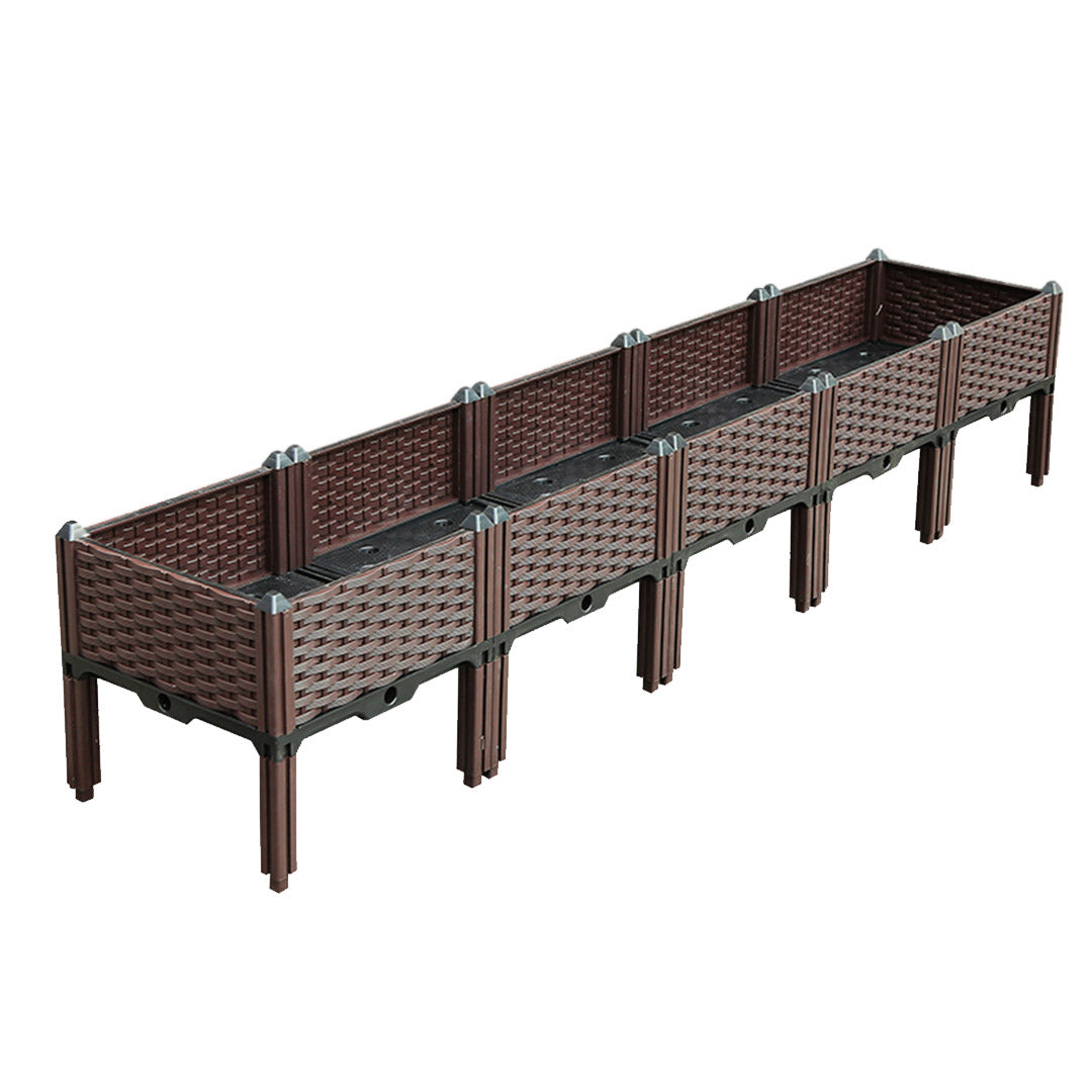 200X36CM Garden Plastic Planter Box with Legs