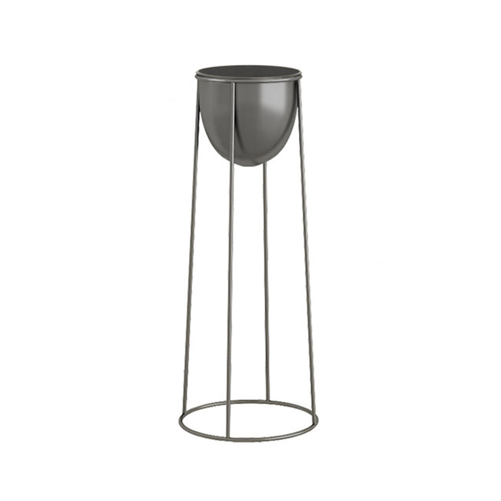70CM Round Wire Metal Black Pot Holder Rack