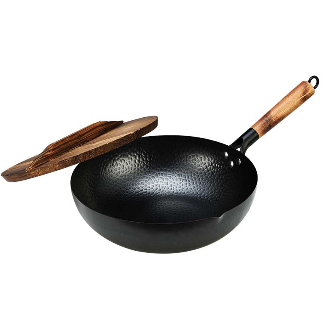 Commercial Iron Wok Non-Stick Frypan 32cm