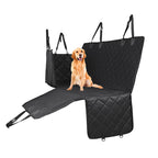 600D Oxford Waterproof Pet Back Seat Mat Black