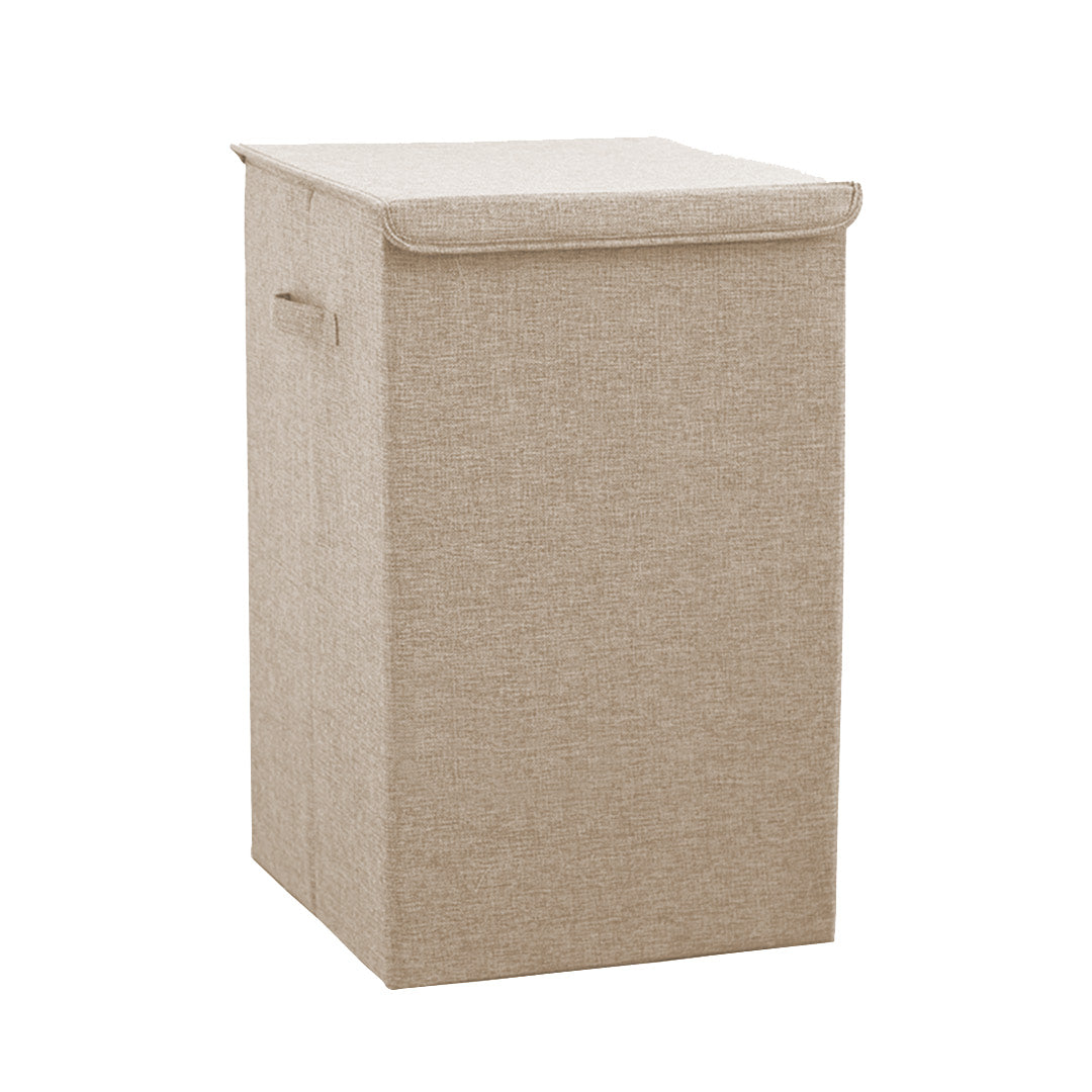 Beige Large Laundry Hamper Storage Box