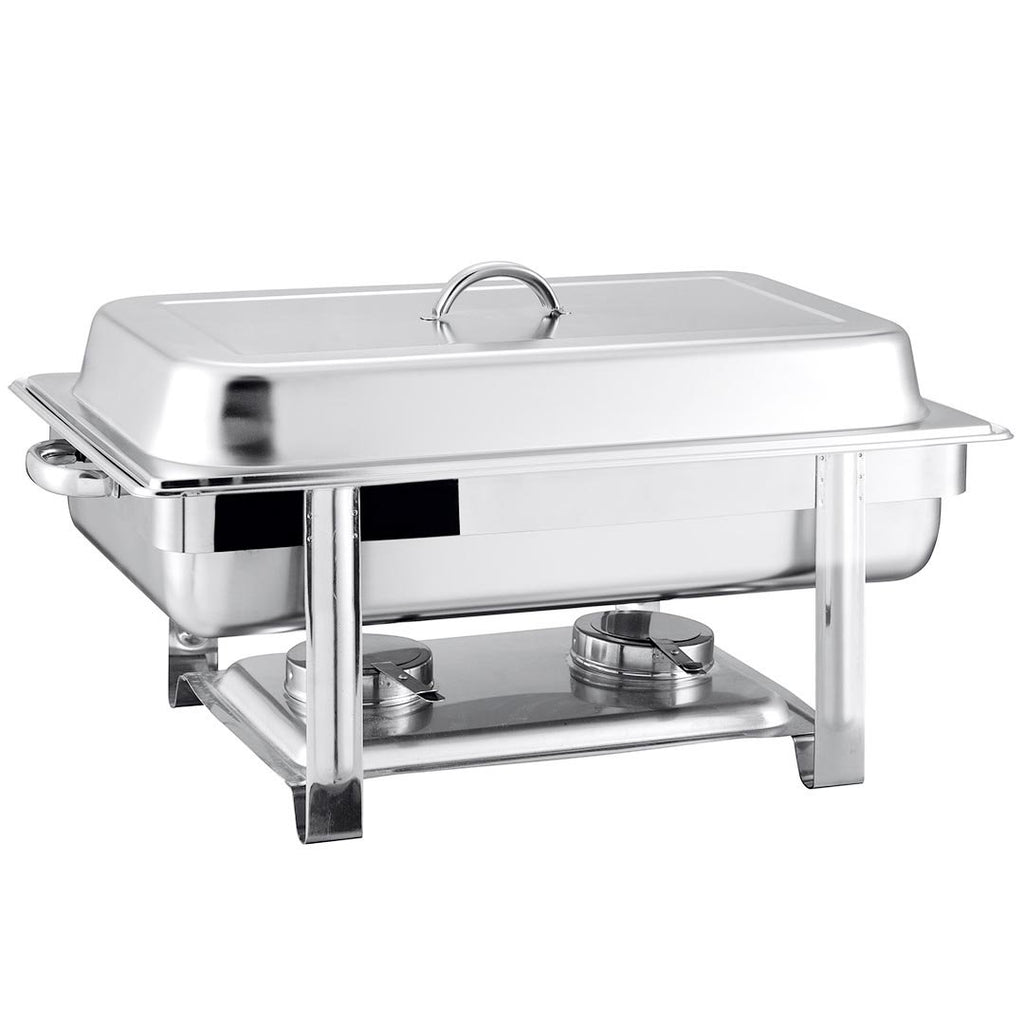 Stainless Steel Chafing Food Warmer Double Tray