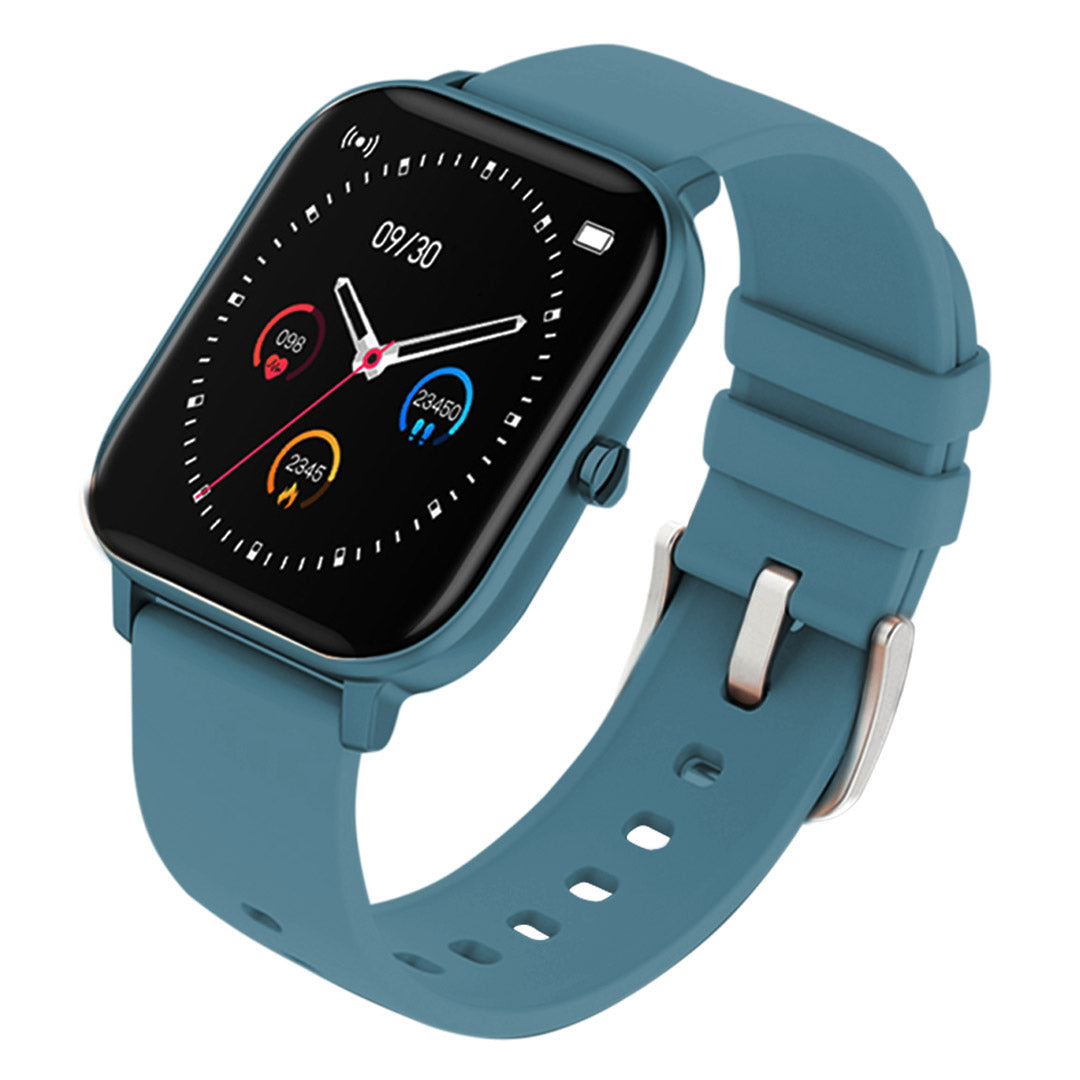 Waterproof Smart Watch Heart Rate Monitor P8 Blue