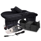 Portable Car Set Inflatable Air Bed Mattress Storage Organiser Handheld Vacuum Cleaner Black