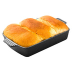 33cm Cast Iron Baking Roasting Dish Pan