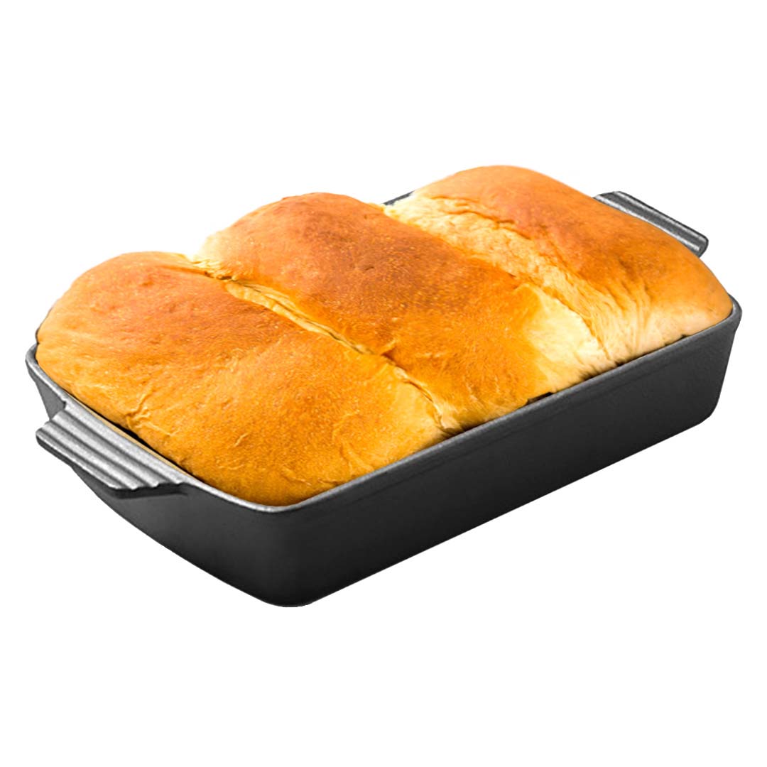 33cm Cast Iron Baking Roasting Dish Pan