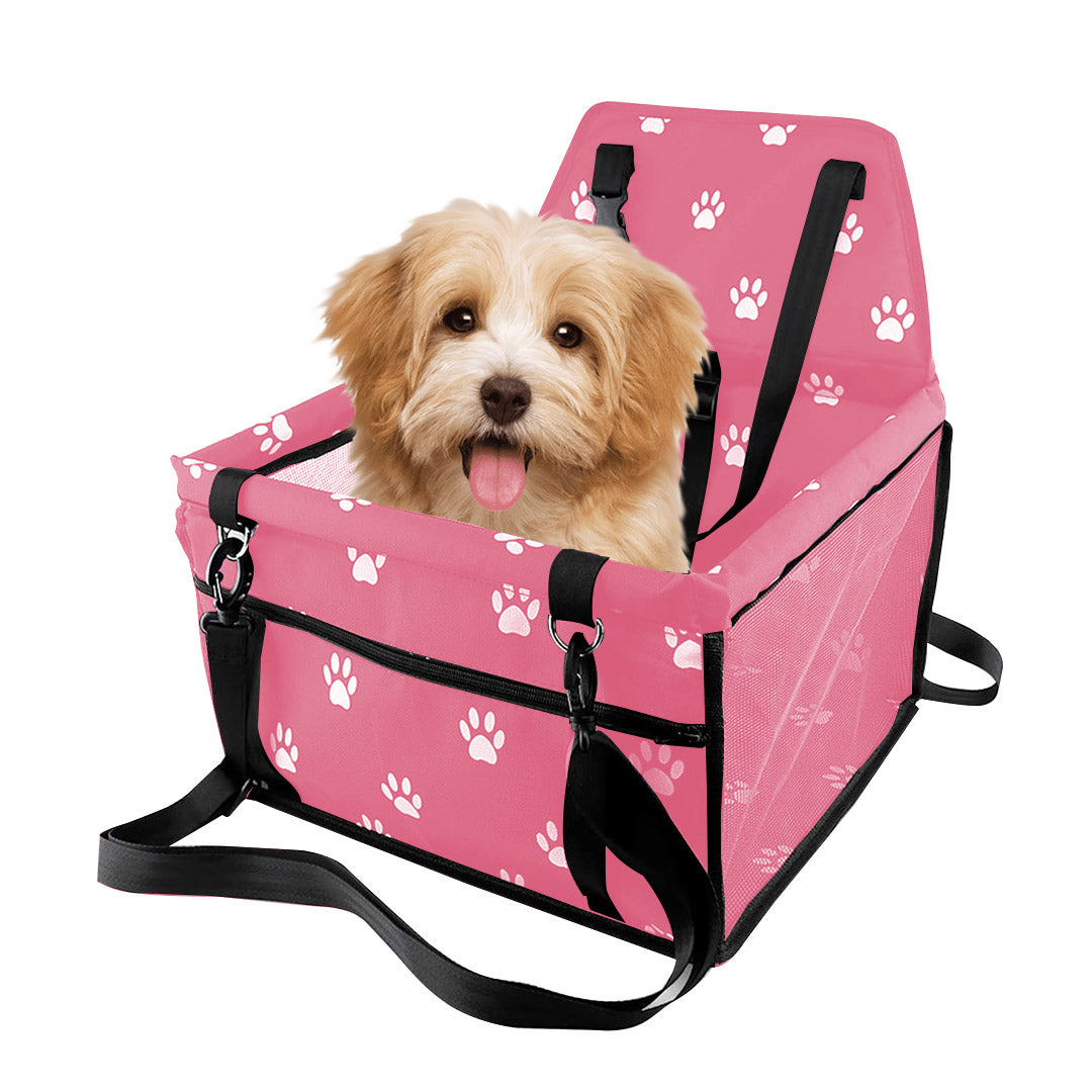 Waterproof Car Seat Pet Booster Pink