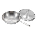 18/10 Stainless Steel 32cm Frying Pan Top Grade Skillet with Lid