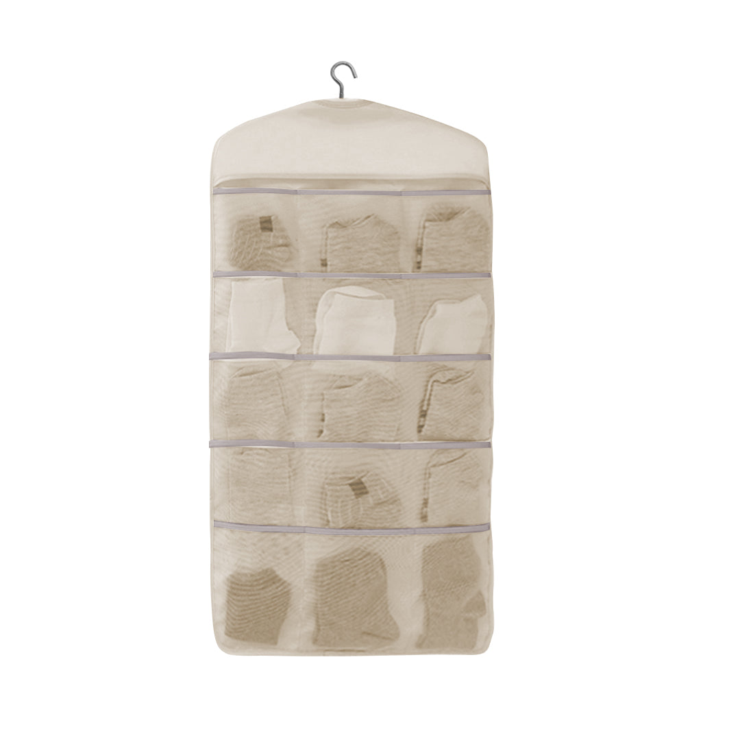 White Dual Hanging Storage Bag