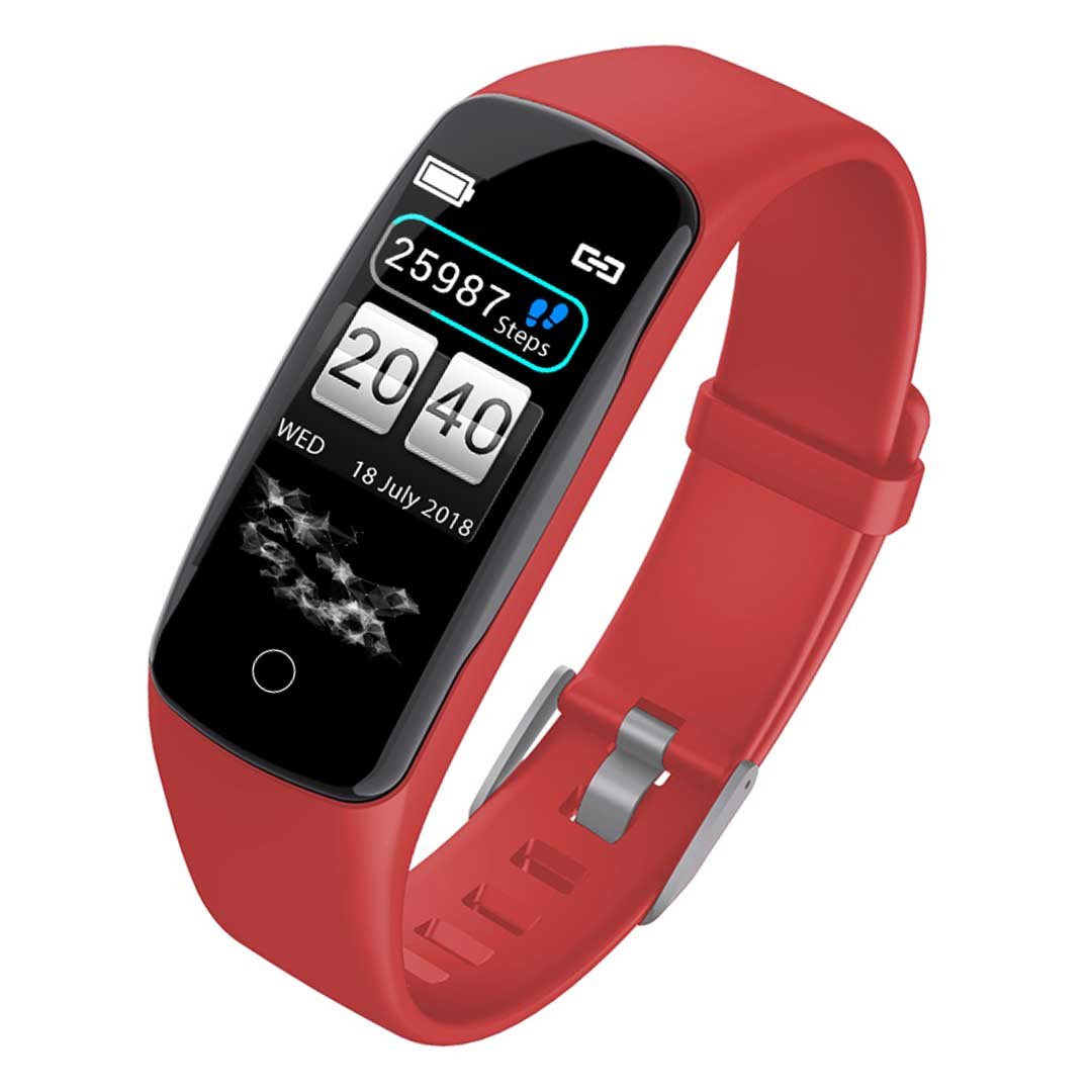 Smart Watch Fitness Tracker Red
