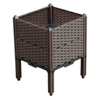 40X51CM Garden Plastic Planter Box with Legs