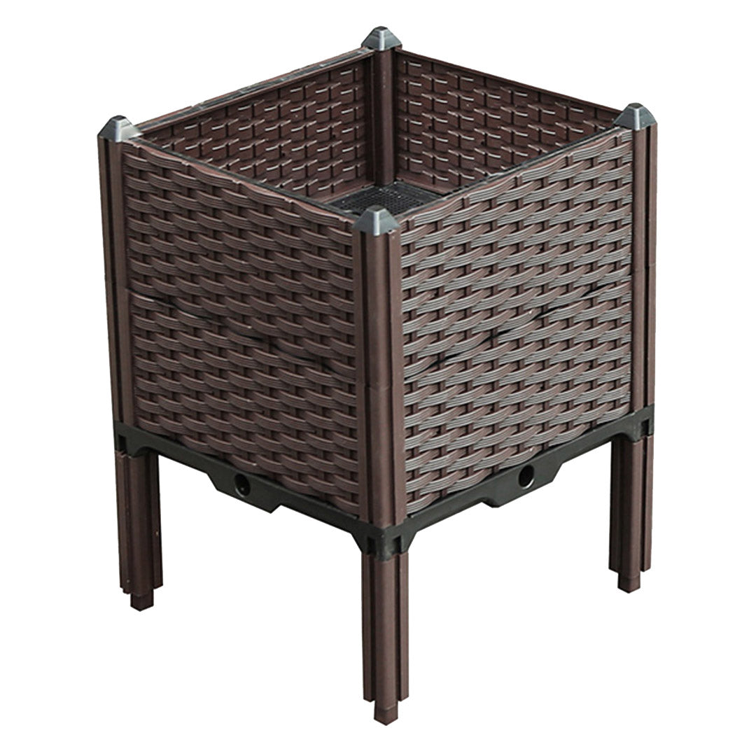 40X51CM Garden Plastic Planter Box with Legs