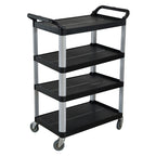 4 Tier Multifunctional Utility Cart Black