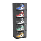 5 Tier Black Shoe Organiser