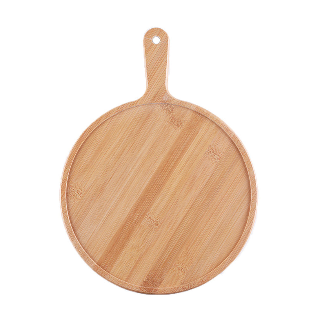 11 inch Blonde Round Wooden Tray