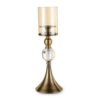 43cm Glass Candle Holder