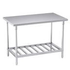 Commercial Catering Stainless Steel Work Bench 120*70*85cm