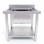 Commercial Stainless Steel Work Sink 70*70*85cm