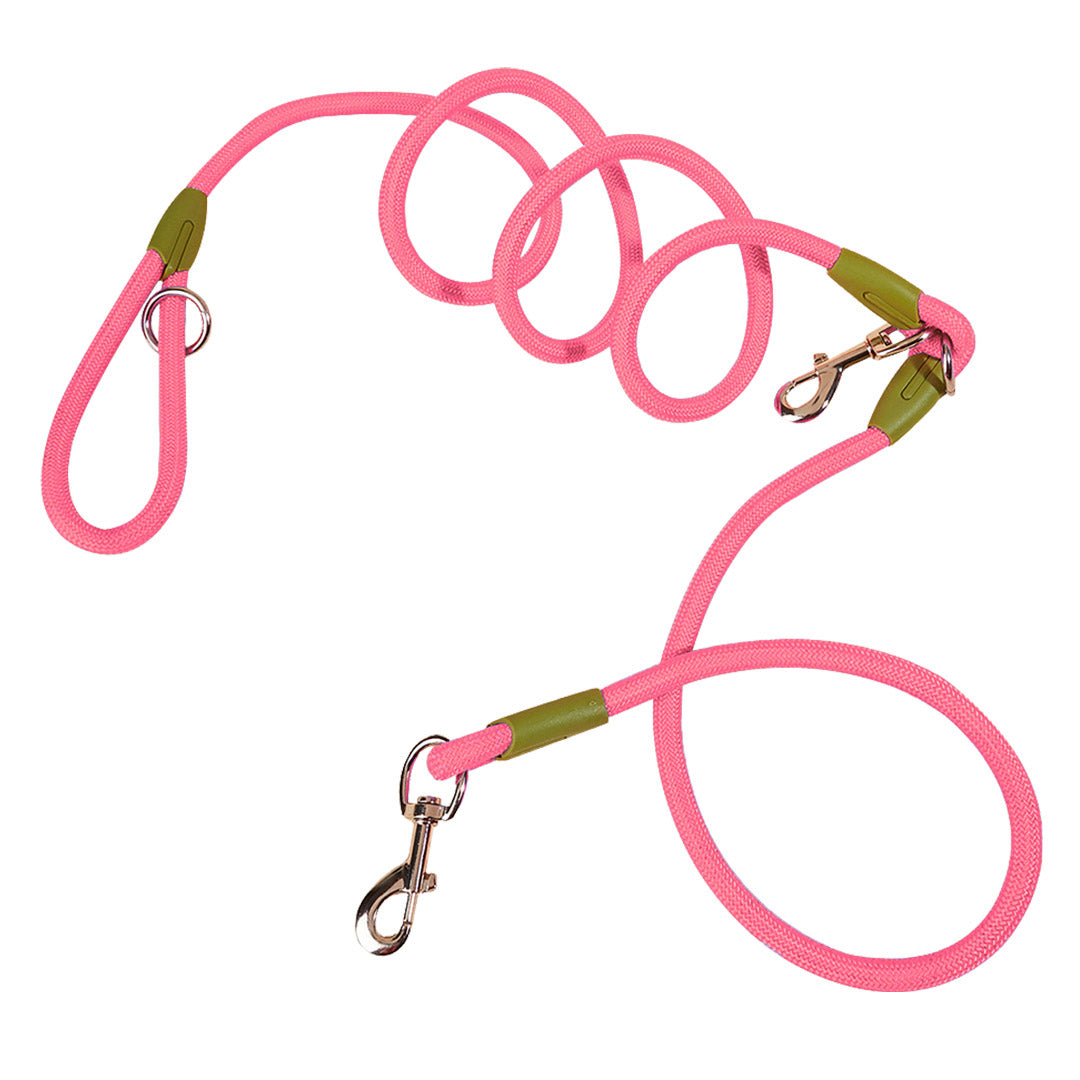 220cm Pink Multifunction Pet Leash