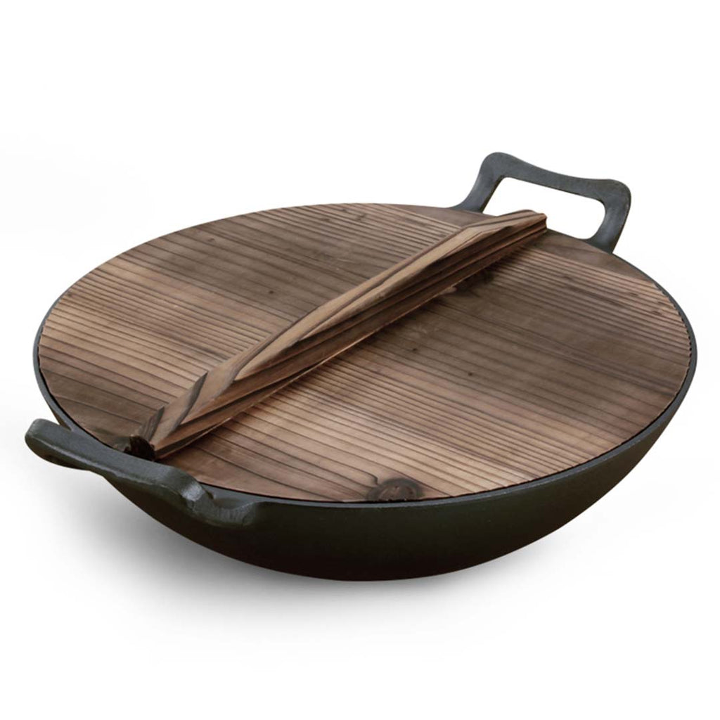 36CM Commercial Cast Iron Wok
