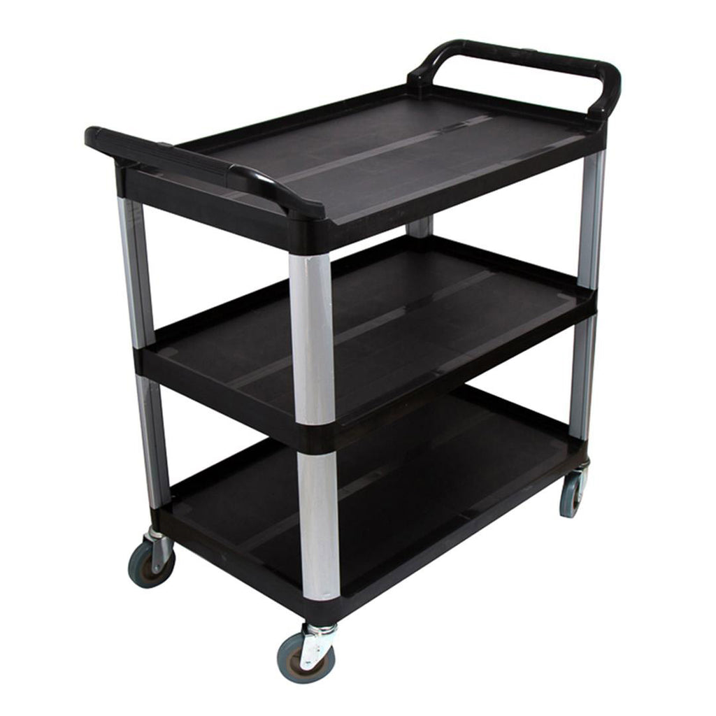 3 Tier Utility Cart Black Large