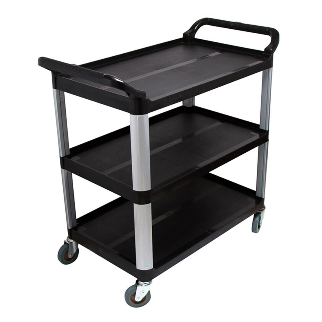 3 Tier Utility Cart Black Large