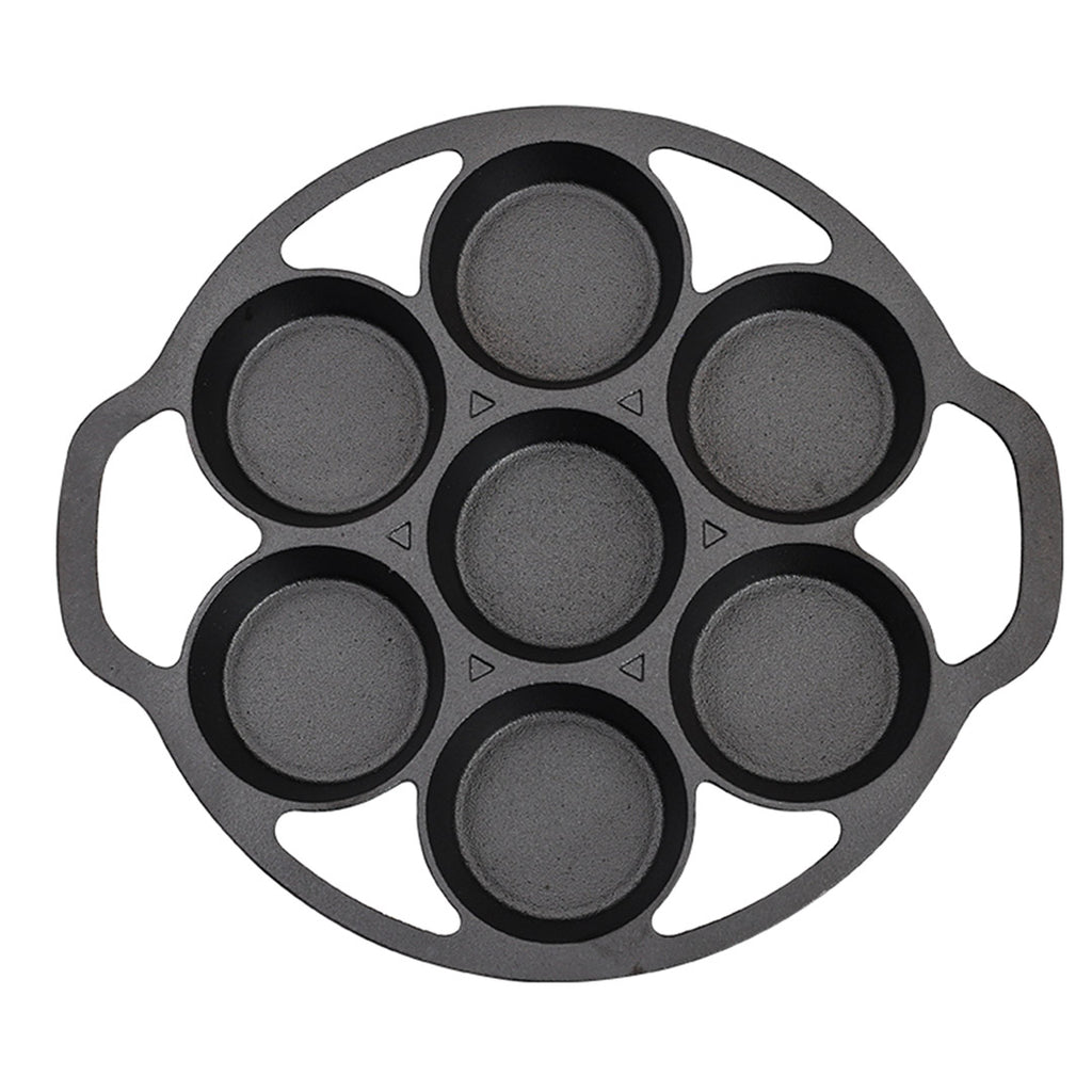 32cm Cast Iron Takoyaki Maker 7 Hole Mold