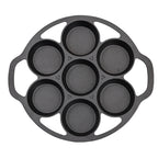 32cm Cast Iron Takoyaki Maker 7 Hole Mold