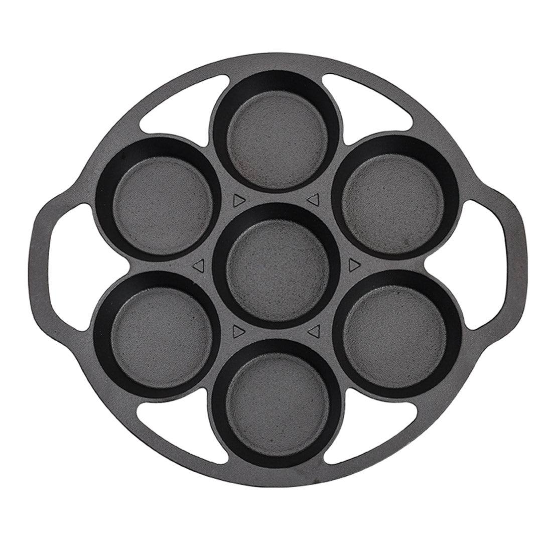 32cm Cast Iron Takoyaki Maker 7 Hole Mold