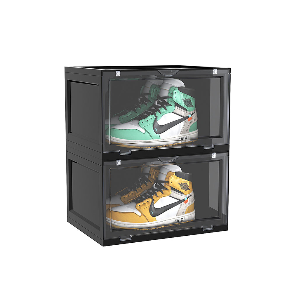 2 Tier Black Shoe Organiser