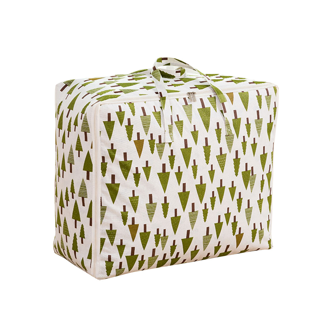 Green Tree Medium Storage Luggage Bag