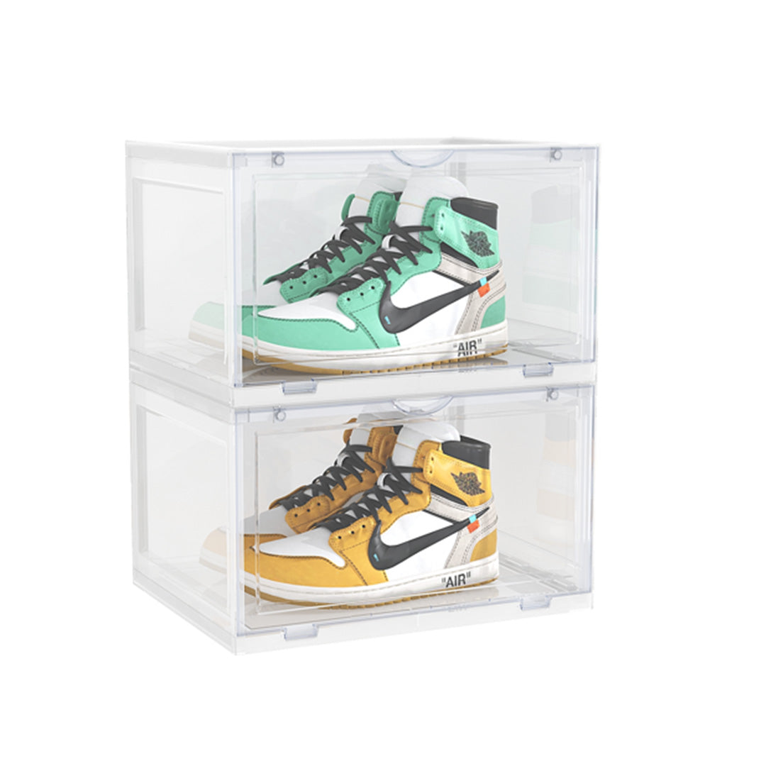 2 Tier Transparent Shoe Organiser