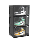 3 Tier Black Shoe Organiser