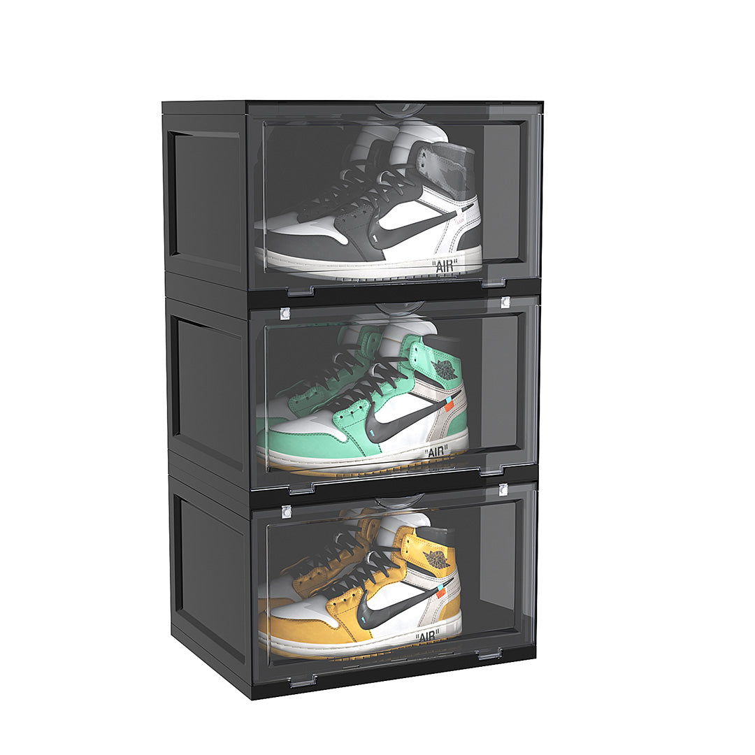 3 Tier Black Shoe Organiser