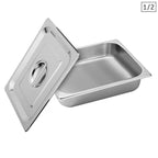 Gastronorm Full Size 1/2 GN Pan 6.5cm Deep with Lid