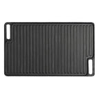 45cm Rectangular Cast Iron BBQ Grill Tray with Handle
