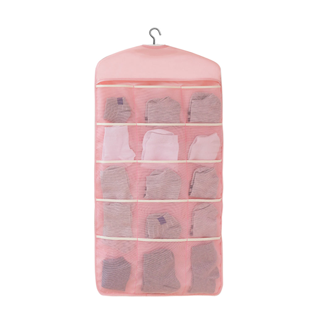 Pink Dual Hanging Storage Bag