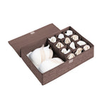 Coffee Flip Top Underwear Storage Box